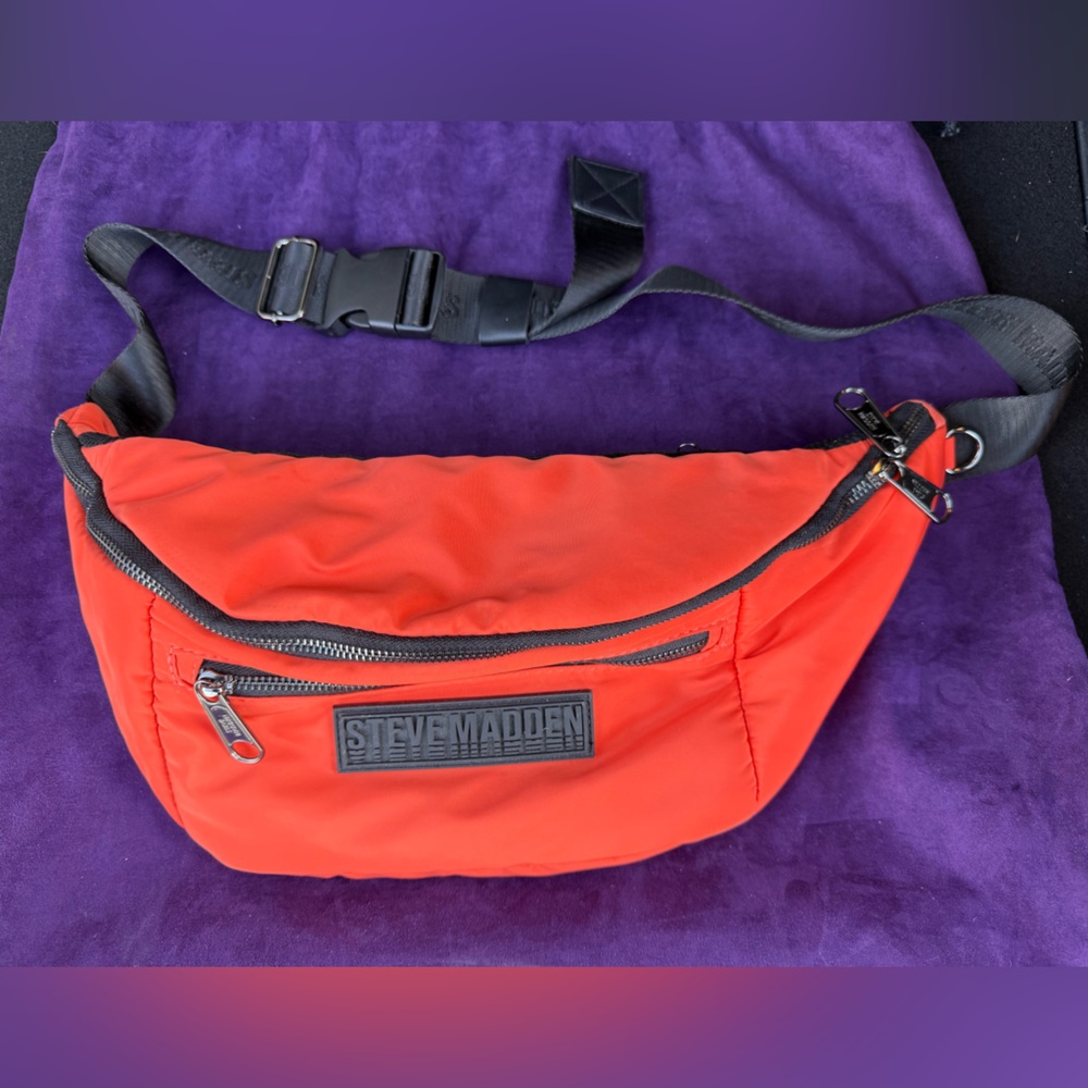Steve Madden Bold Orange Belt Bag